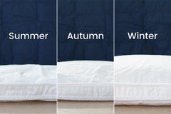 ハンガリー産ダックダウン 80% 夏用掛け布団 - ニュージーランド製