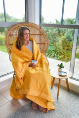 グースダウンブランケット - オータムゴールド